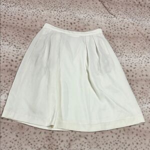 Uniqlo Women's A-Line Skirt in Soft White